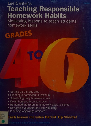 Teaching Responsible Homework Habits Grades 4-6