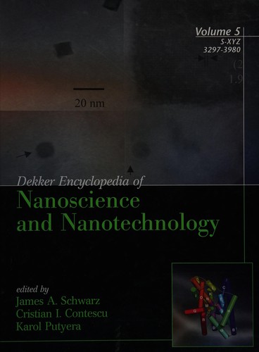 Encyclopedia of Nanoscience & Nanotechnology, 5 Vol. Set