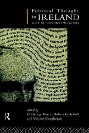 Political thought in Ireland since the seventeenth century