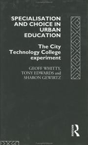 Specialisation and choice in urban education