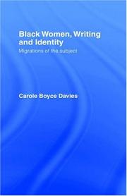Black women, writing, and identity