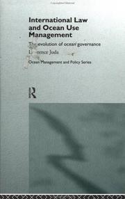 International law and ocean use management