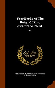 Year Books of the Reign of King Edward the Third