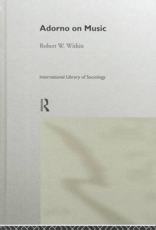 Adorno on music