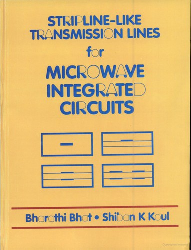 Stripline-like transmission lines for microwave integrated circuits