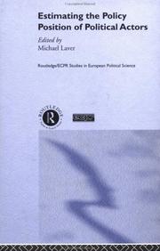 Estimating the Policy Position of Political Actors