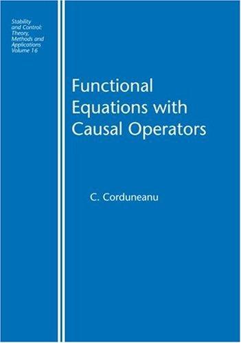 Functional equations with causal operators