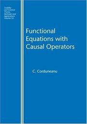 Functional equations with causal operators