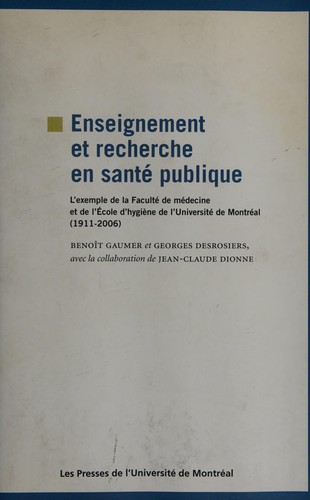 Enseignement et recherche en santé publique