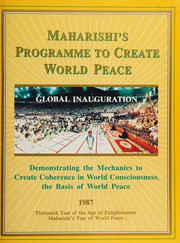 Maharishi's Programme to create world peace
