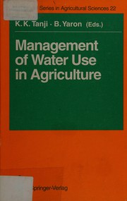Management of water use in agriculture