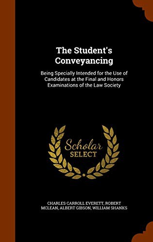 The Student's Conveyancing