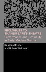 Prologues to Shakespeare's theatre