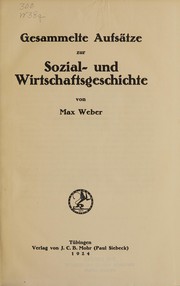 Gesammelte Aufsätze zur Soziologie und Sozialpolitik