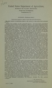 Alfalfa (Medicago sativa)
