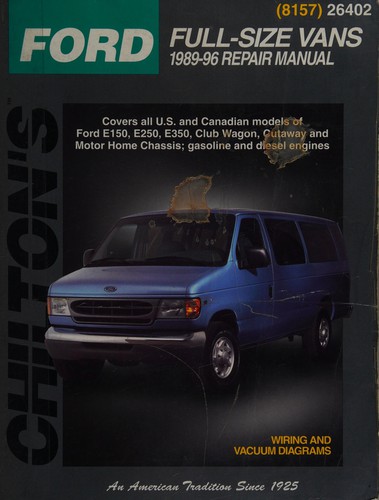 Chilton's Ford full size vans