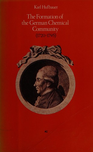 The formation of the German chemical community, 1720-1795