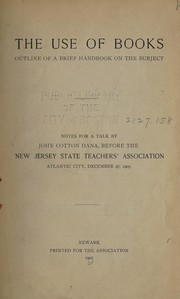 The use of books