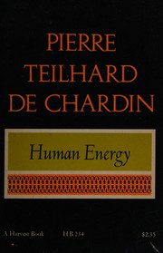Human Energy (Harvest Book)