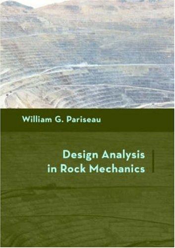 Design Analysis in Rock Mechanics