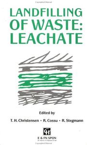 Landfilling of waste