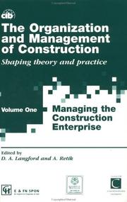 Organization and Management of Construction