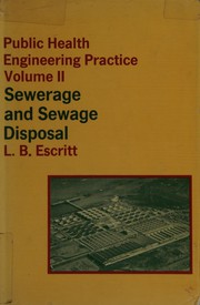 Sewerage and sewage disposal