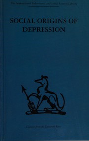 Social origins of depression