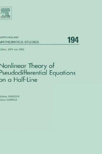 Nonlinear theory of pseudodifferential equations on a half-line