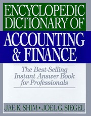 Encyclopedia Dictionary of Accounting & Finance