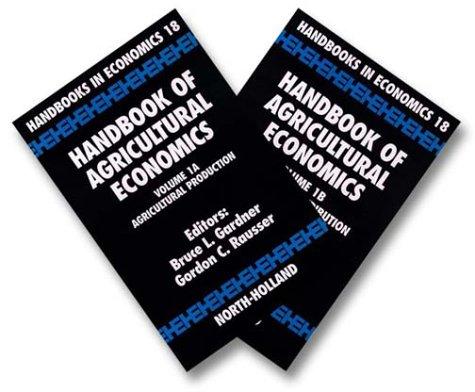 Handbook of agricultural economics