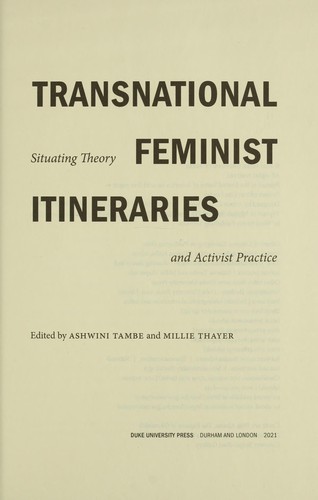 Transnational Feminist Itineraries