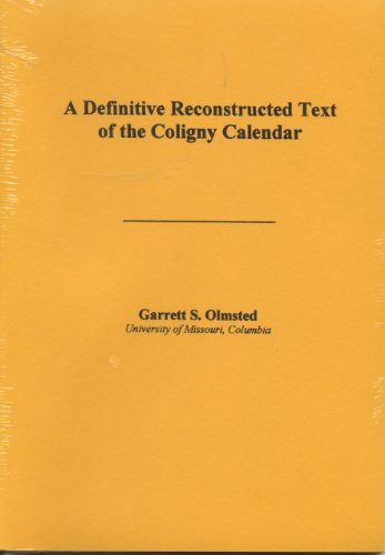 A definitive reconstructed text of the Coligny calendar