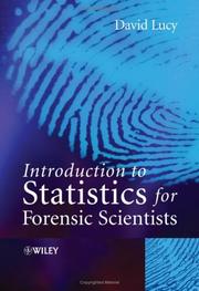 Introduction to statistics for forensic scientists