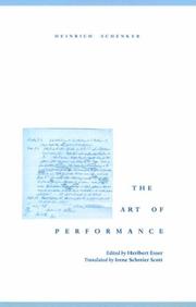 The Art of Performance