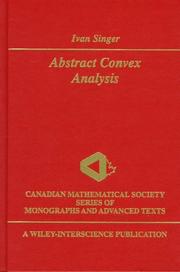Abstract convex analysis