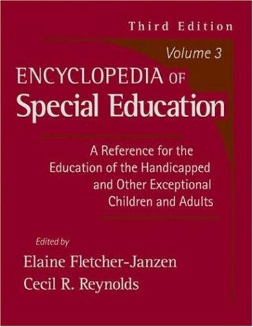 Encyclopedia of special education