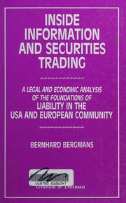 Inside information and securities trading
