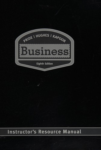 Business. Instructor's resource manual