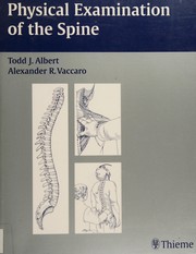 Physical examination of the spine