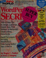 InfoWorld WordPerfect 6 secrets