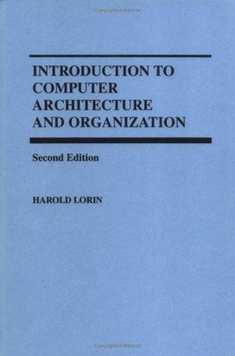 Introduction to computer architecture and organization