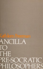 Ancilla to the Pre-Socratic philosophers