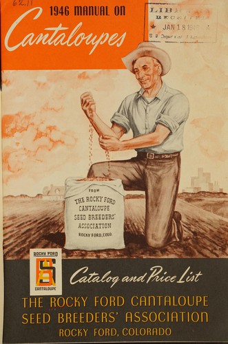 Manual on cantaloupes, 1946