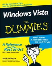 Windows Vista for dummies