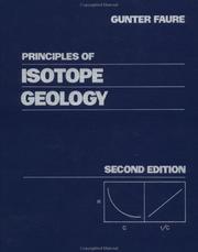 Principles of isotope geology