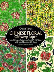 Chinese Floral Giftwrap Paper (Giftwrap--4 Sheets, 4 Designs)