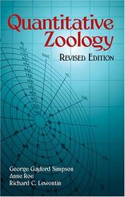 Quantitative zoology