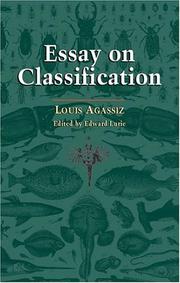 Essay on classification