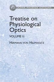 Treatise on Physiological Optics, Volume II